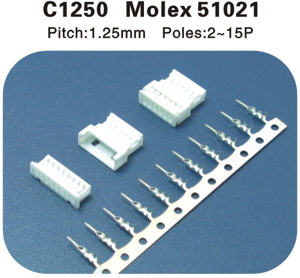 Molex 51021连接器 C1250